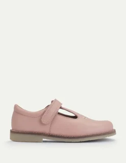 Kids' Leather Riptape T Bar Shoes (6 Small - 12.5 Small)