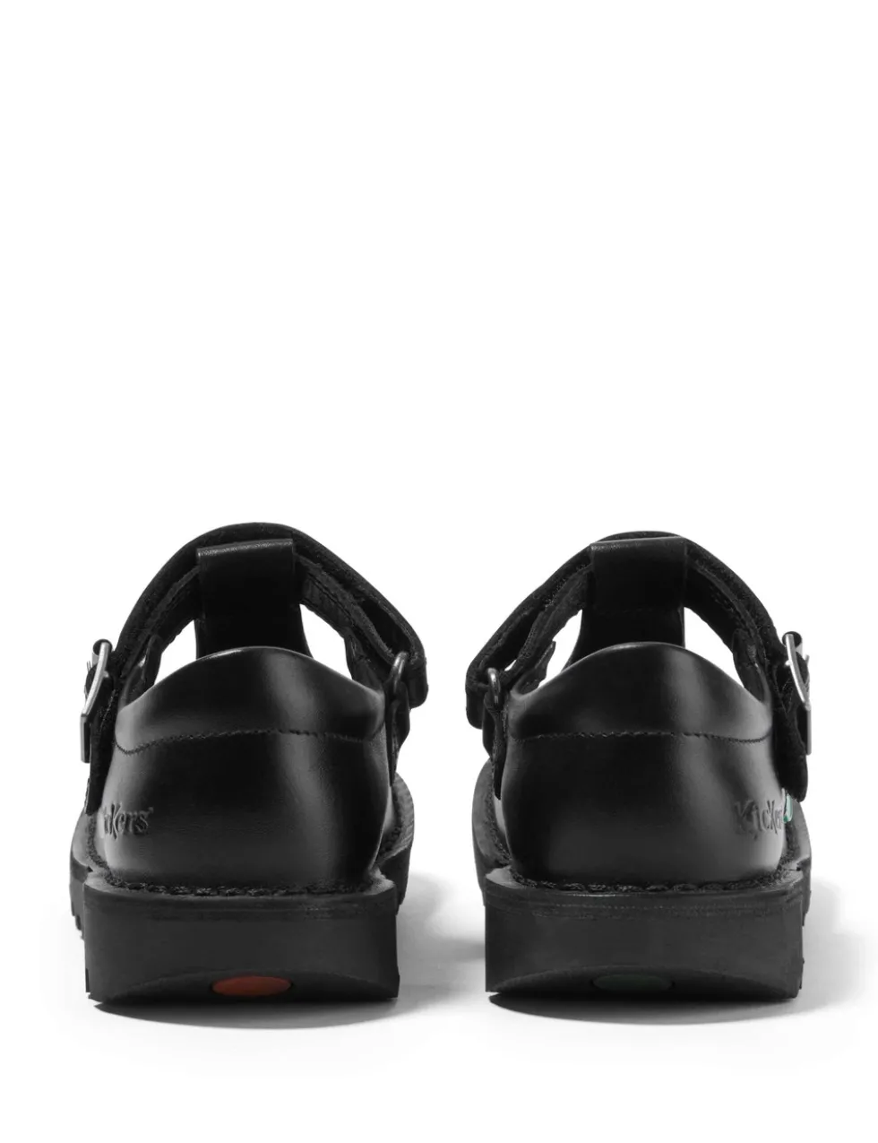 Kids' Leather Riptape T-Bar School Shoes (12½ Small - 2½ Large)