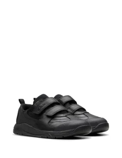 Kids' Leather Riptape Trainers (7 Small - 2.5 Large)