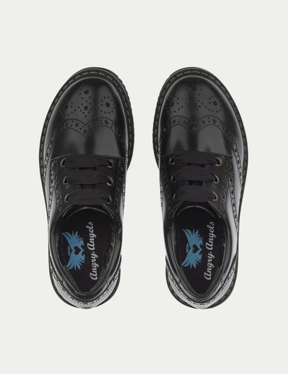 Kids' Leather Schoolwear Brogues (12.5 Small - 9 Large)