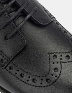 Kids' Leather Schoolwear Shoes (10 Small - 13.5 Small)