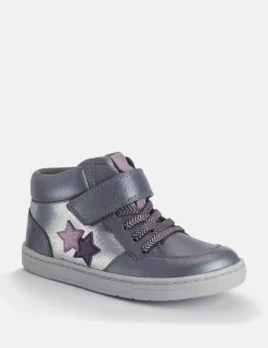 Kids' Leather Star Trainers (6 Small - 2 Large)