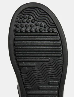 Kids' Leather Zip Fastening School Shoes (8 Small-2 Large)