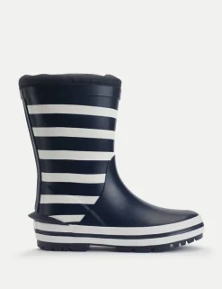 Kids' Little Puddle Striped Wellies (4-8 Small)