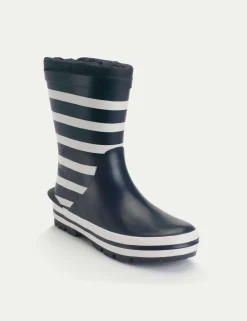 Kids' Little Puddle Striped Wellies (4-8 Small)