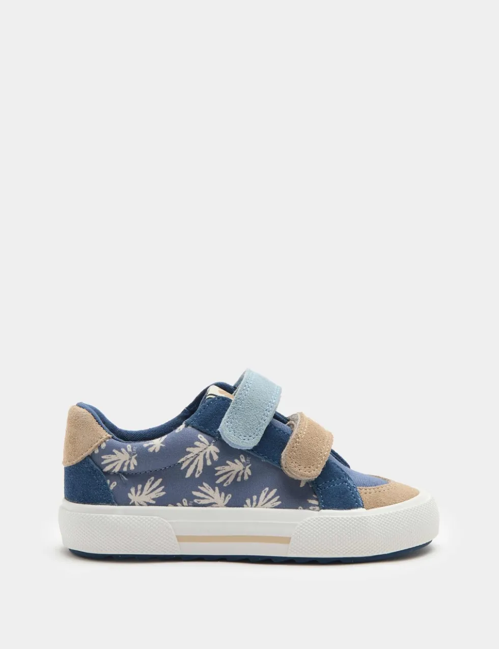 Kids' Low Top Canvas Riptape Trainers (4 Small - 2 Large)