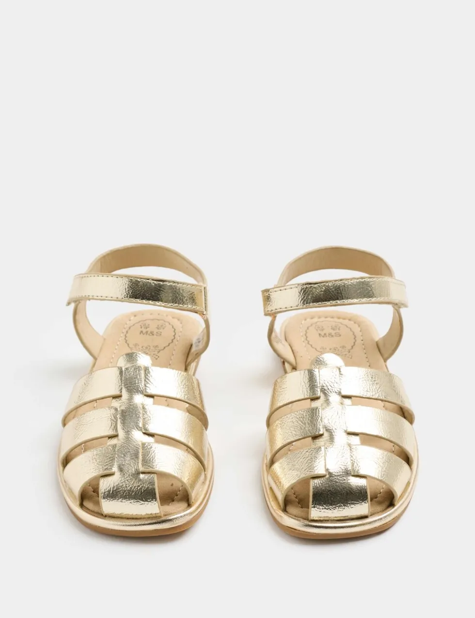 Kids' Metallic Fisherman Sandals (4 Small - 6 Large)