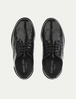 Kids' Patent Brogue School Shoes (5 Large - 9 Large)