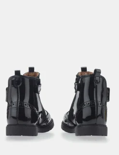 Kids' Patent Chelsea Boots (6 Small - 4 Large)