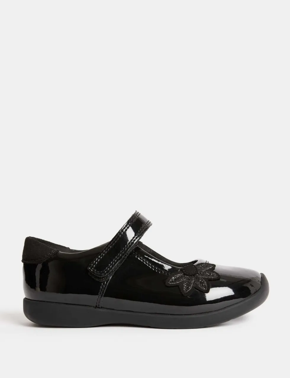 Kids Patent Leather School Shoes (8 Small - 1 Large)