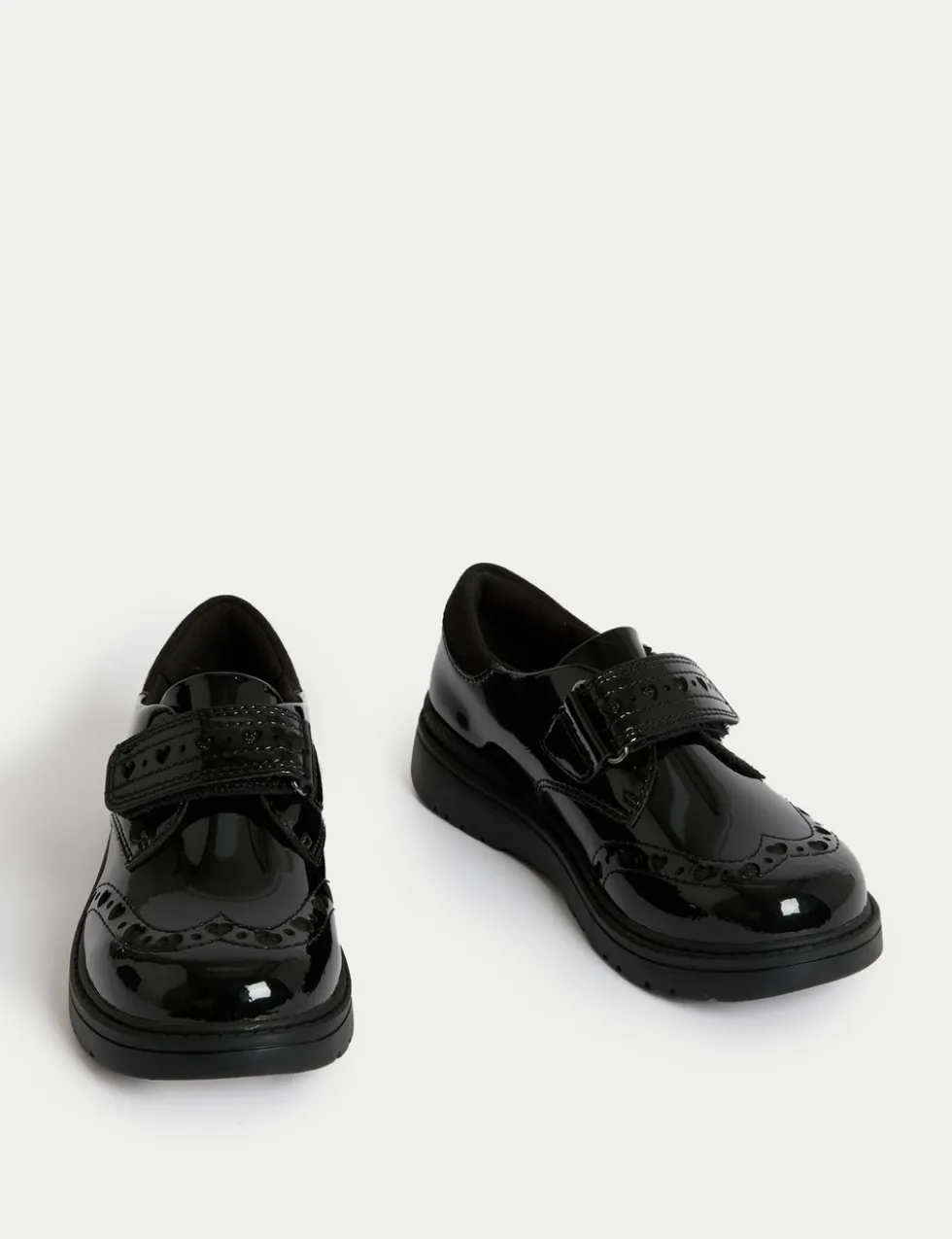 Kids' Patent Leather School Shoes (8 Small - 2 Large)