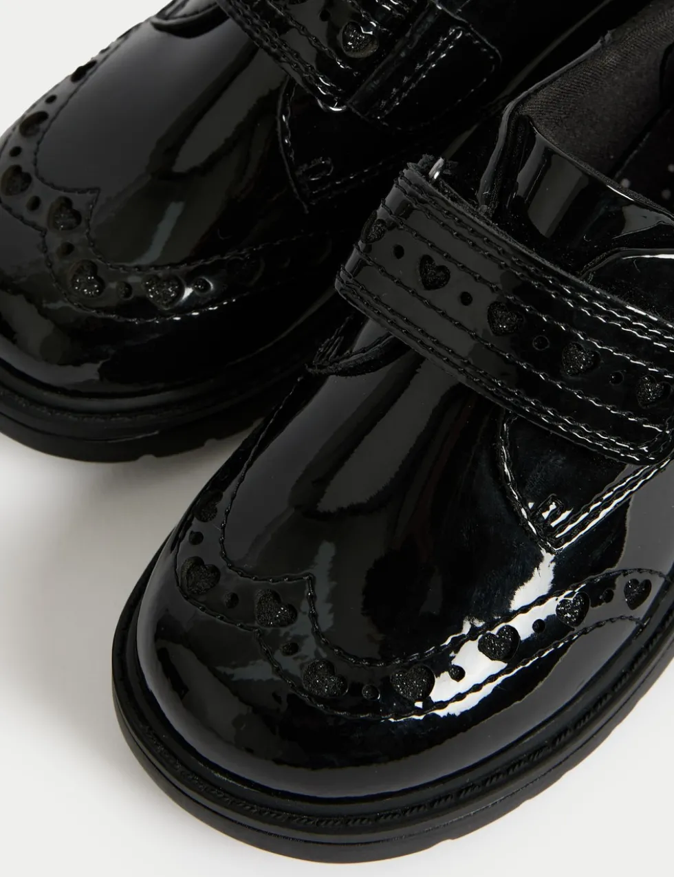 Kids' Patent Leather School Shoes (8 Small - 2 Large)