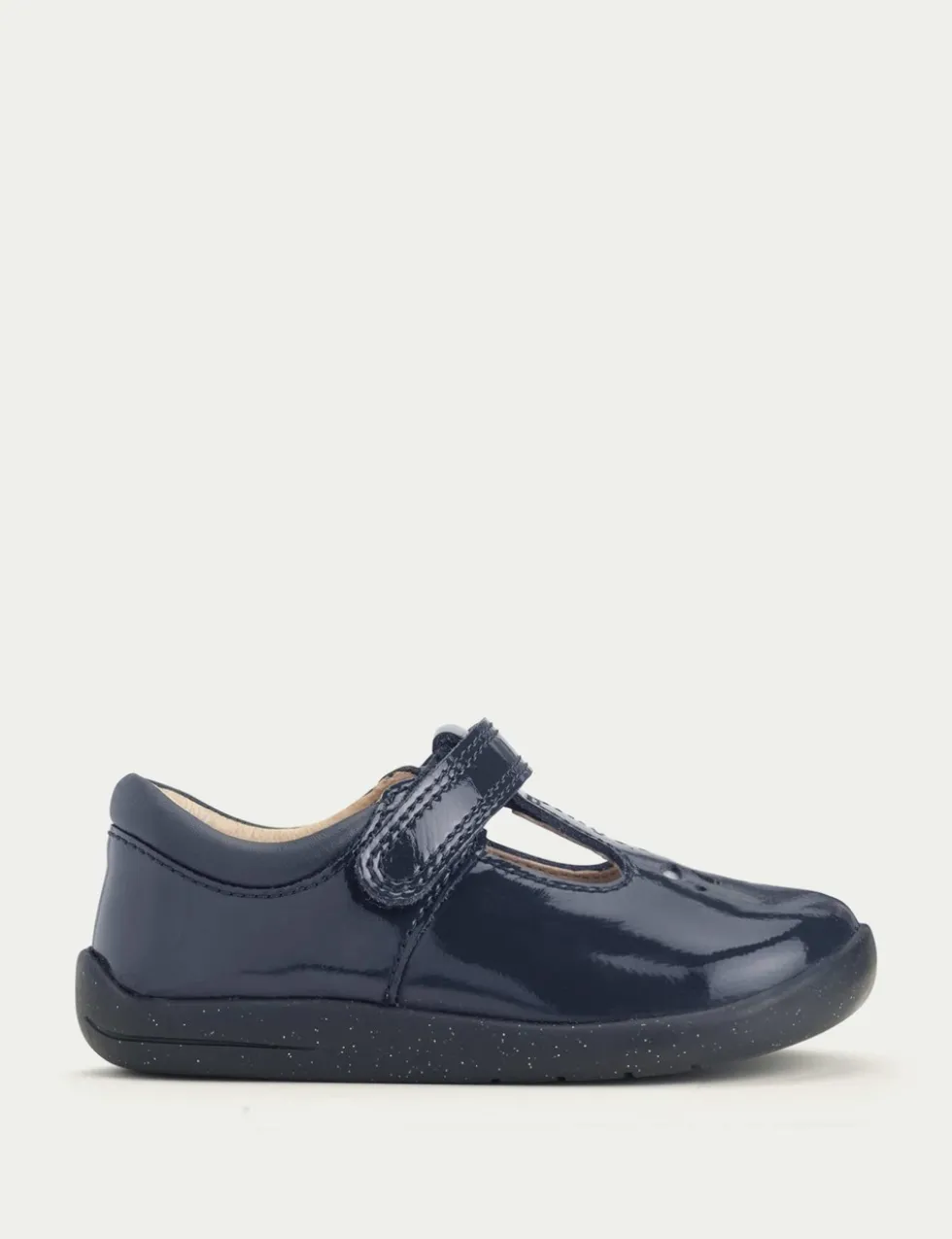 Kids' Patent Riptape T-Bar Shoes (4 Small - 8 Small)