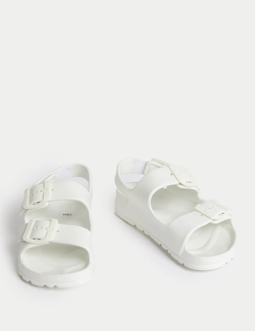 Kids' Plain Buckle Footbed Sandals (4 Small - 2 Large)