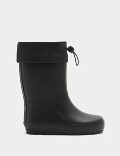 Kids’ Plain Cuff Wellies (4 Small - 6 Large)