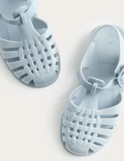 Kids' Plain Matte Jelly Sandals (4 Small - 2 Large)