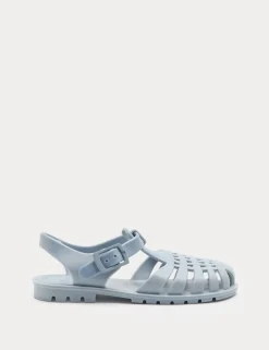 Kids' Plain Matte Jelly Sandals (4 Small - 2 Large)