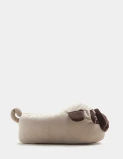 Kids' Pug Slippers (9 Small - 7 Large)