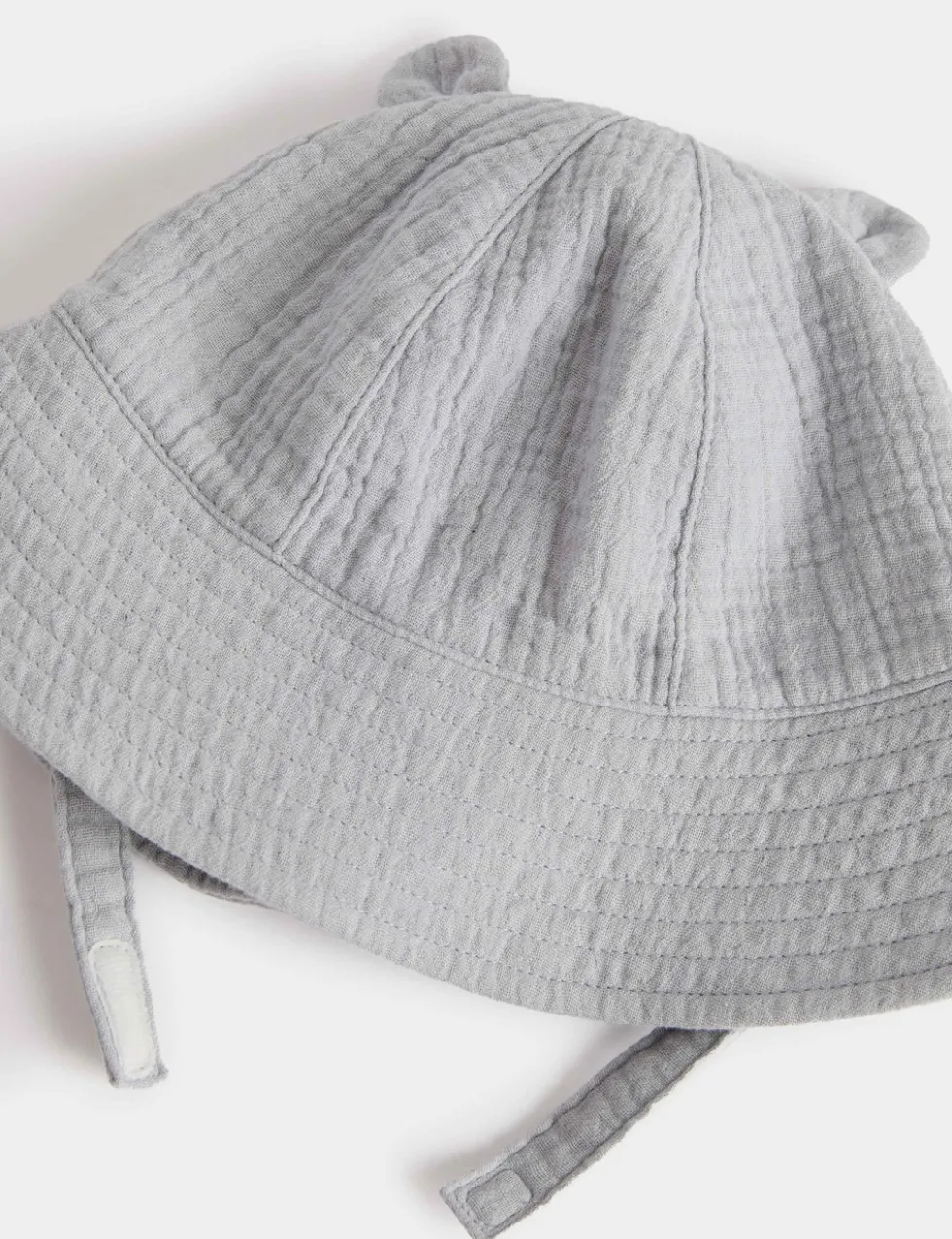 Kids' Pure Cotton Bear Sun Hat (0-3 Yrs)