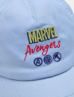 Kids' Pure Cotton Marvelâ„¢ Avengersâ„¢ Cap (3-13 Yrs)