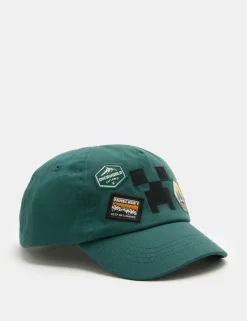 Kids Pure Cotton Minecraft™ Cap (3-13 Yrs)