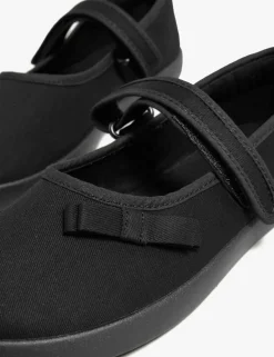 Kids' Riptape Plimsoll School Shoes (7 Small - 4 Large)