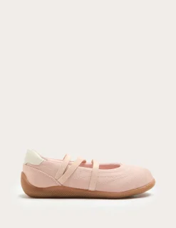 Kids' Satin Ballet Trainers (4 Small - 2 Large)