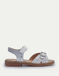 Kids' Schoolwear Leather Riptape Sandals (7 Small - 1½ Large)