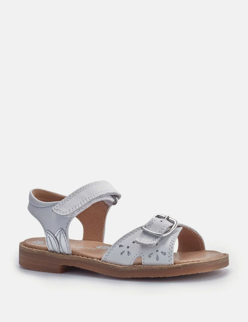 Kids' Schoolwear Leather Riptape Sandals (7 Small - 1½ Large)