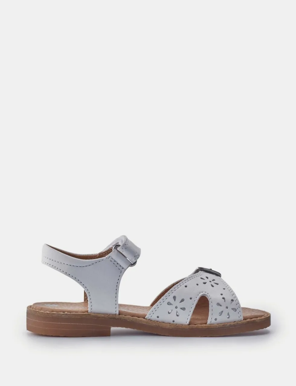 Kids' Schoolwear Leather Riptape Sandals (7 Small - 1½ Large)