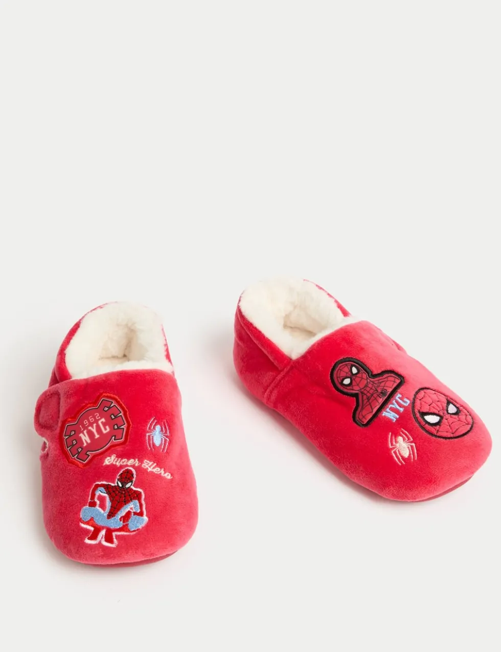 Kids' Spider-Man™ Riptape Slippers (4 Small - 13 Small)