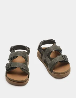 Kids' Sporty Riptape Sandals (4 Small - 2 Large)