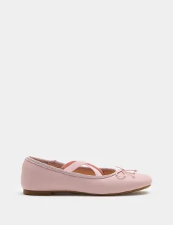 Kids' Square Toe Ballet Shoes (4 Small - 6 Large)