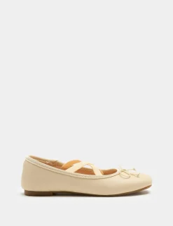 Kids' Square Toe Ballet Shoes (4 Small - 6 Large)