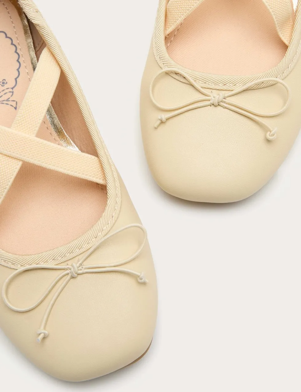 Kids' Square Toe Ballet Shoes (4 Small - 6 Large)