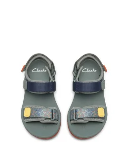Kids' Star Riptape Sandals (7 Small-9½ Small)