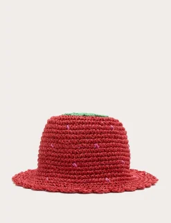 Kids' Strawberry Straw Hat (18 Mths-13 Yrs)