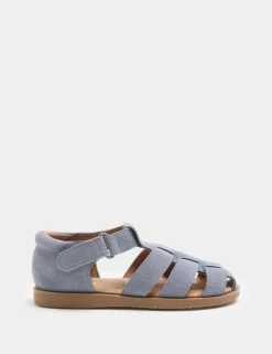 Kids' Suede Fisherman Sandals (4 Small - 2 Large)
