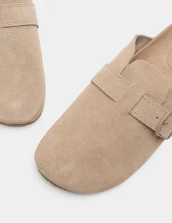 Kids' Suede Footbed Clogs (3 Large - 6 Large)