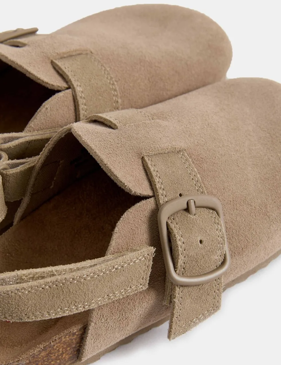 Kids Suede Riptape Clogs (4 Small - 2 Large)