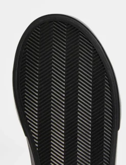 Kids' Triple Riptape Leather School Shoes (2½ Large - 9 Large)