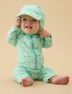 Kids' Turtle Sun Hat (0-4 Yrs)