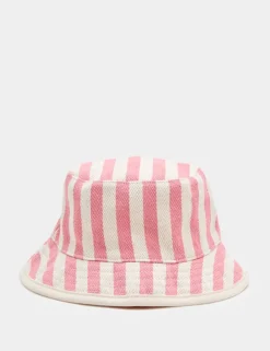 Kids' Twill Striped Bucket Hat (1-13 Yrs)