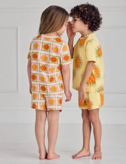 Kids Two Pack Sunshine Print Short Pyjama Set