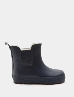 Kids' Warm Lined Chelsea Wellies (3 Small - 2 Large)