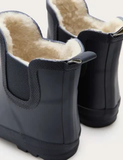 Kids' Warm Lined Chelsea Wellies (3 Small - 2 Large)