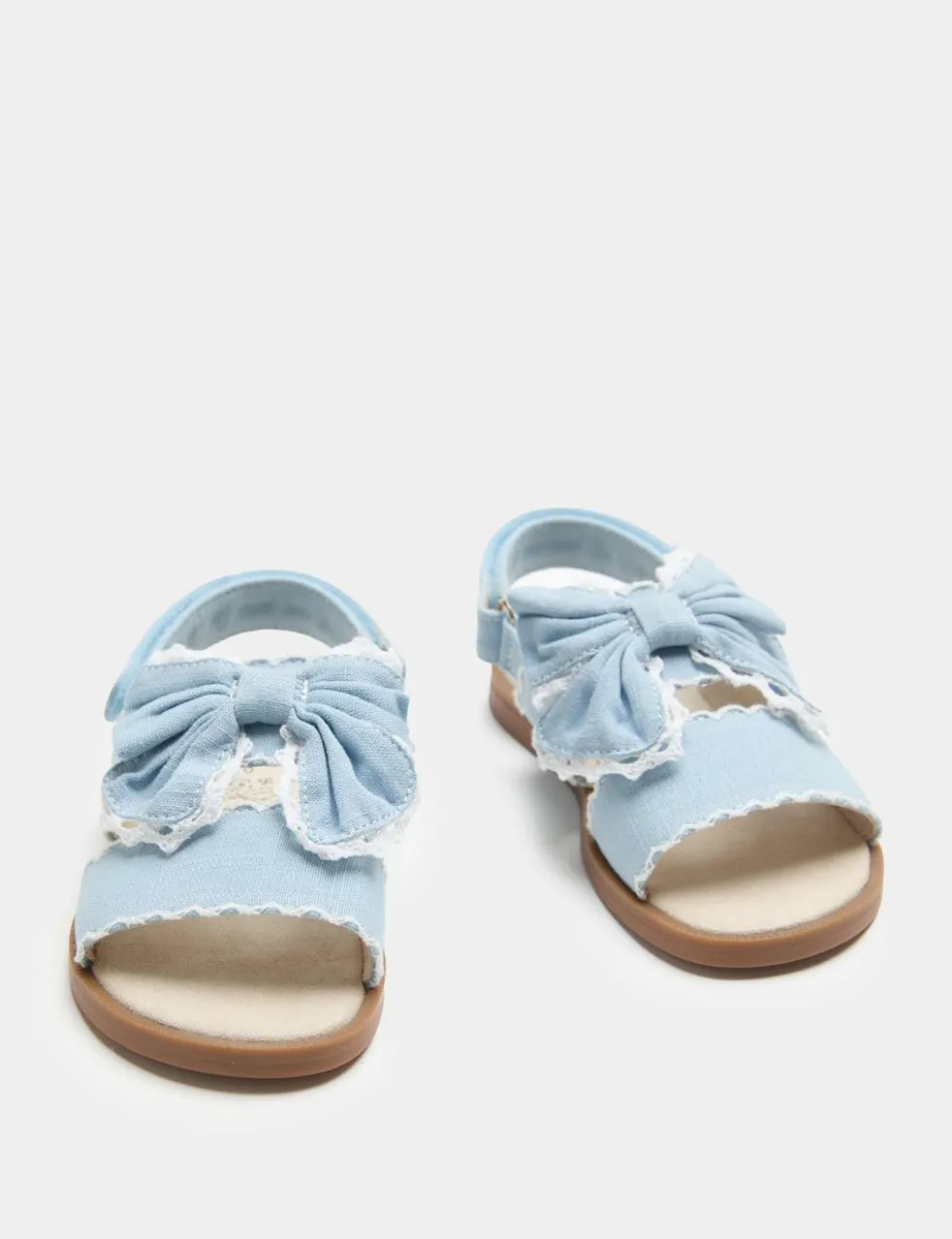 Kids'Double Strap Bow Sandals (4 Small-2 Large)