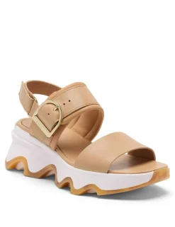 Kinetic™ Impact Leather Wedge Sandals
