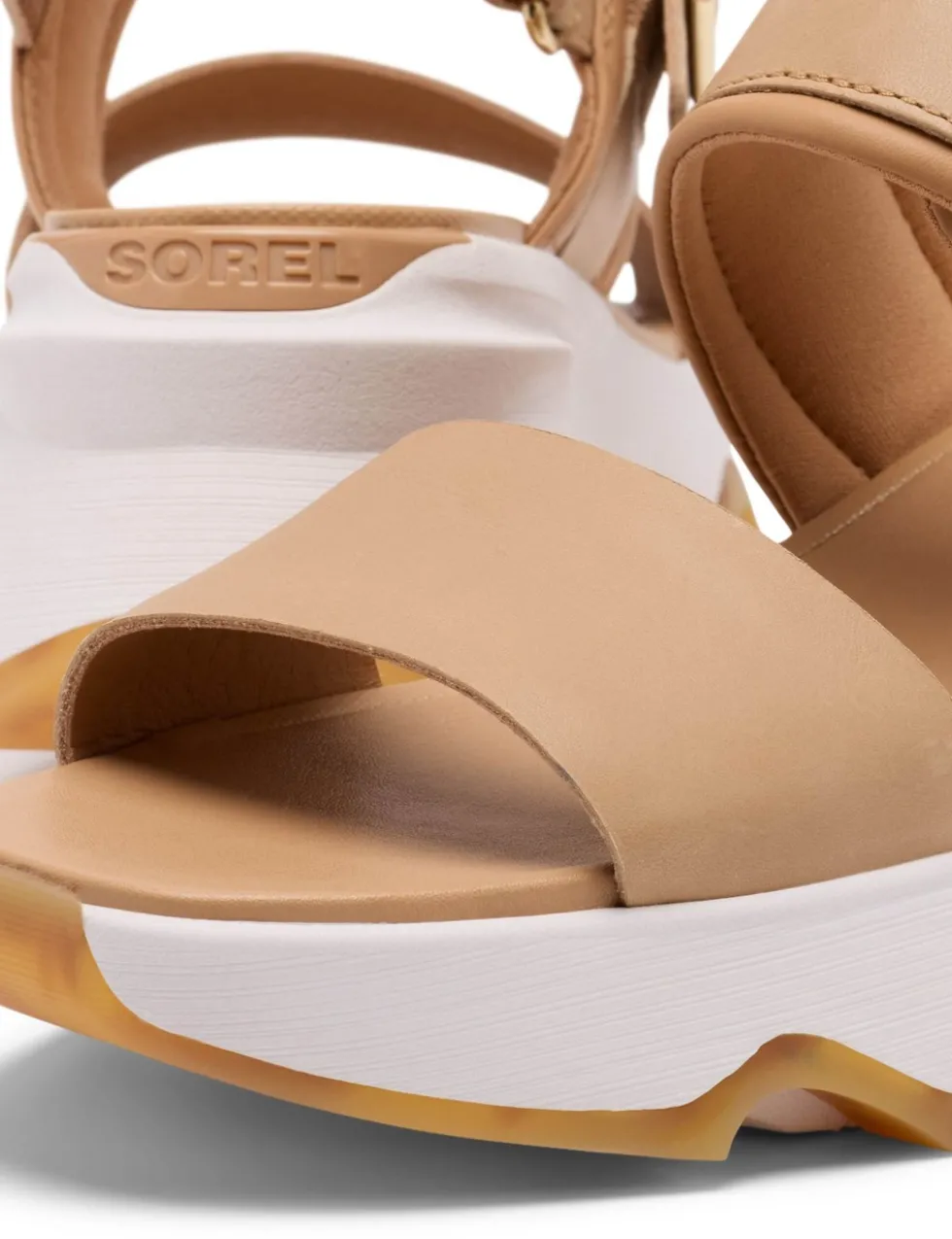 Kinetic™ Impact Leather Wedge Sandals