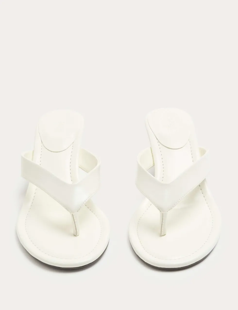 Kitten Heel Toe Post Sandals